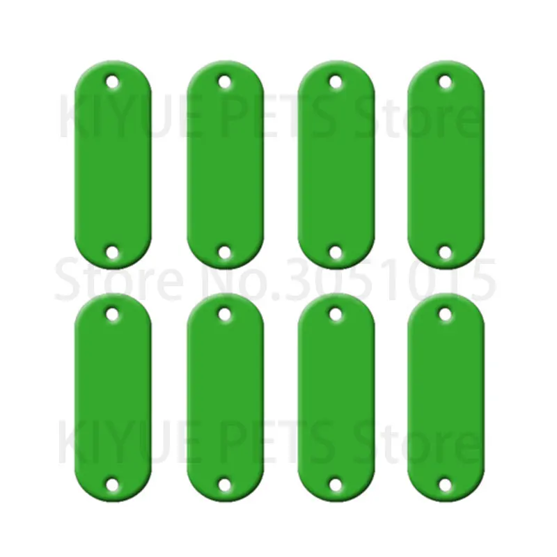 Wholesale 20Pcs Tag Dog For Collar Name Charm ID Tag Oval Custom Aluminum Pet Dog Pet Tag Personalized Engraved Dogs Cat ID Tags