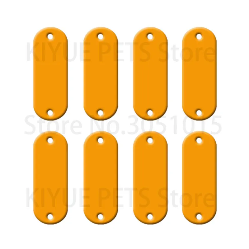 Wholesale 20Pcs Tag Dog For Collar Name Charm ID Tag Oval Custom Aluminum Pet Dog Pet Tag Personalized Engraved Dogs Cat ID Tags
