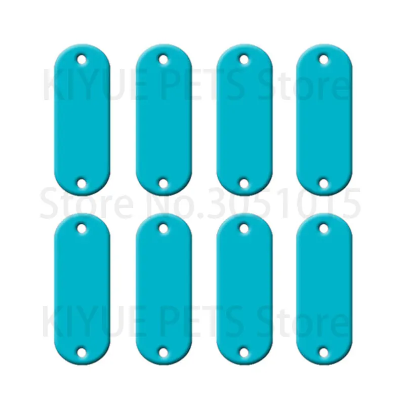 Wholesale 20Pcs Tag Dog For Collar Name Charm ID Tag Oval Custom Aluminum Pet Dog Pet Tag Personalized Engraved Dogs Cat ID Tags