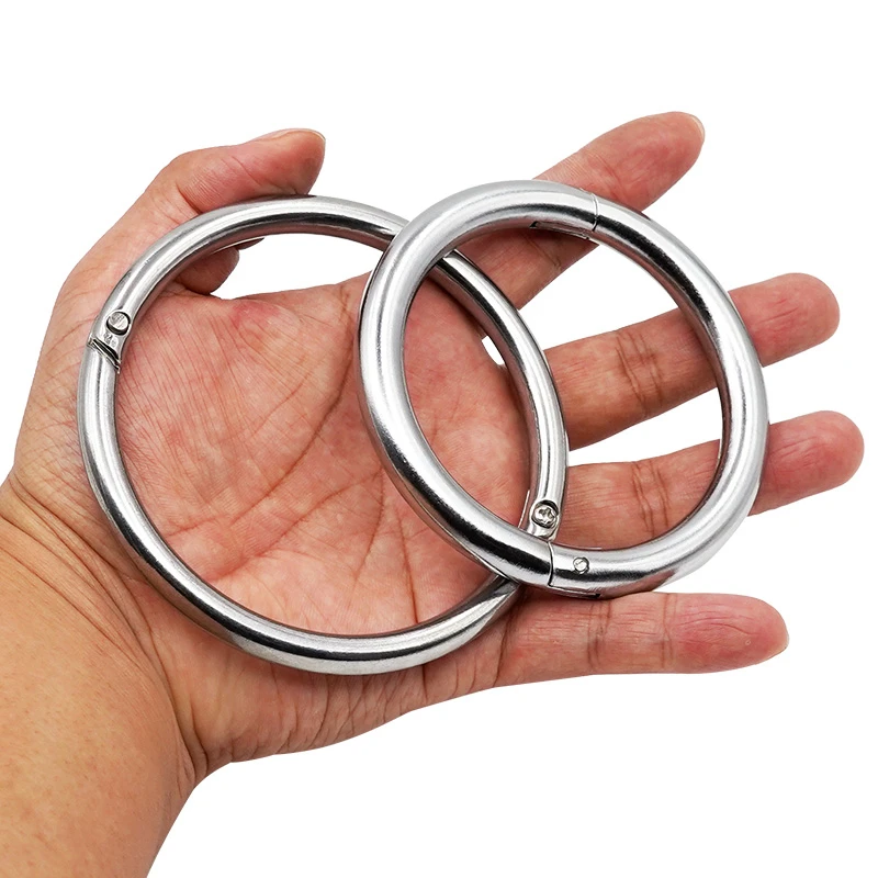1Pcs Metal Cattle Nose Rings Bull Ox Cow Bovine Traction Clamp 9/10cm Farm Animal Livestock Nose Clips Farm Animal Supplies