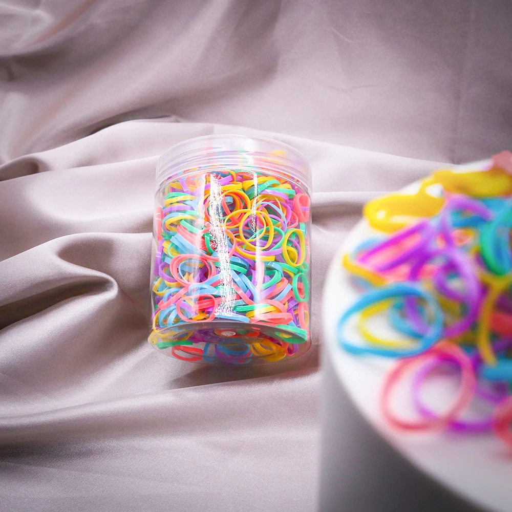 Wholesale Pet Dog Cat Hair Bows Colorful Rubber Bands Colored Top Elastic for Dog Grooming Bows Puppy Accessories Pet Products