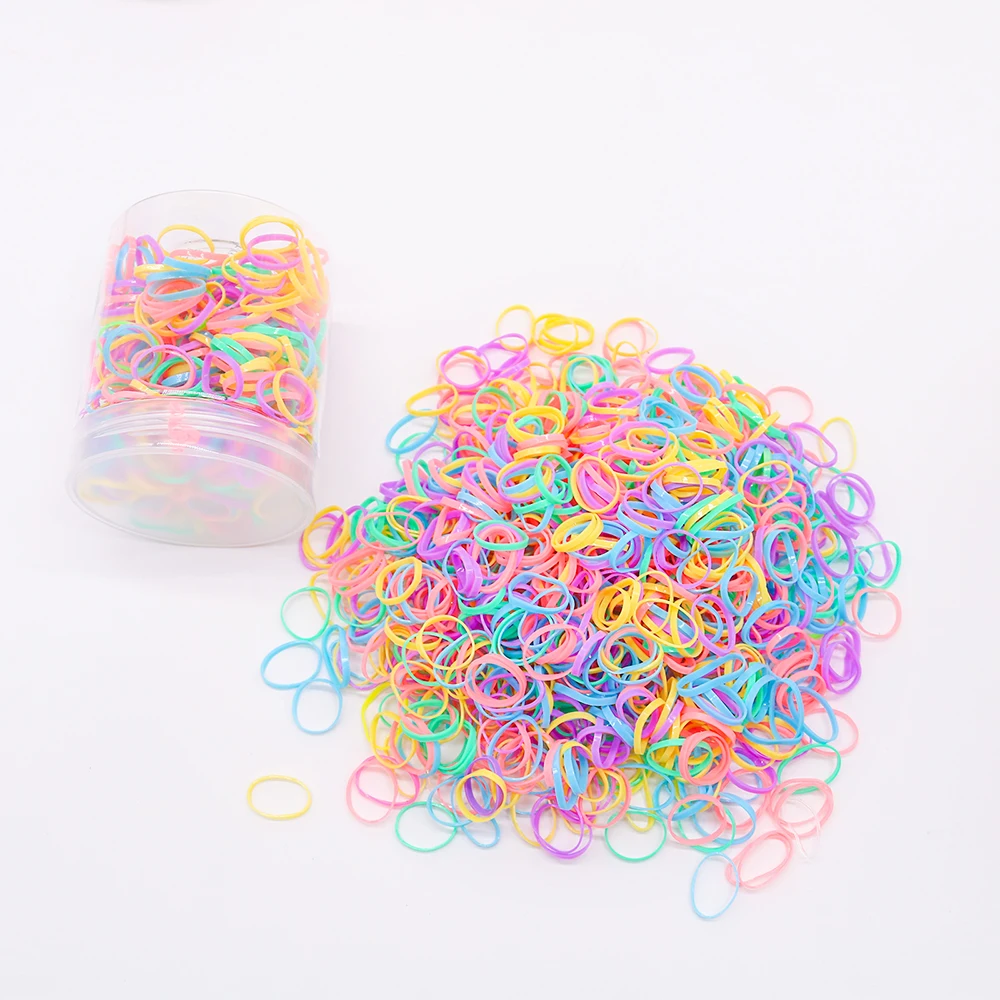 Wholesale Pet Dog Cat Hair Bows Colorful Rubber Bands Colored Top Elastic for Dog Grooming Bows Puppy Accessories Pet Products