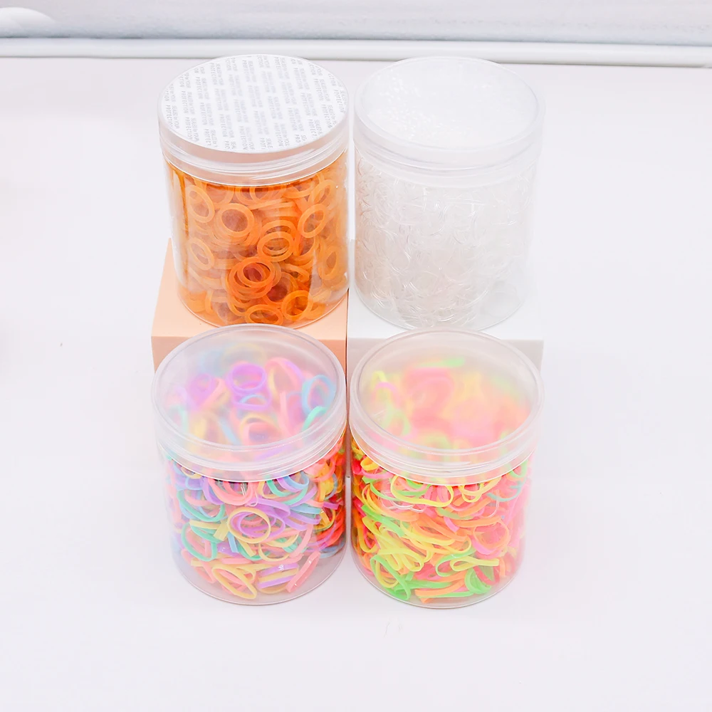 Wholesale Pet Dog Cat Hair Bows Colorful Rubber Bands Colored Top Elastic for Dog Grooming Bows Puppy Accessories Pet Products