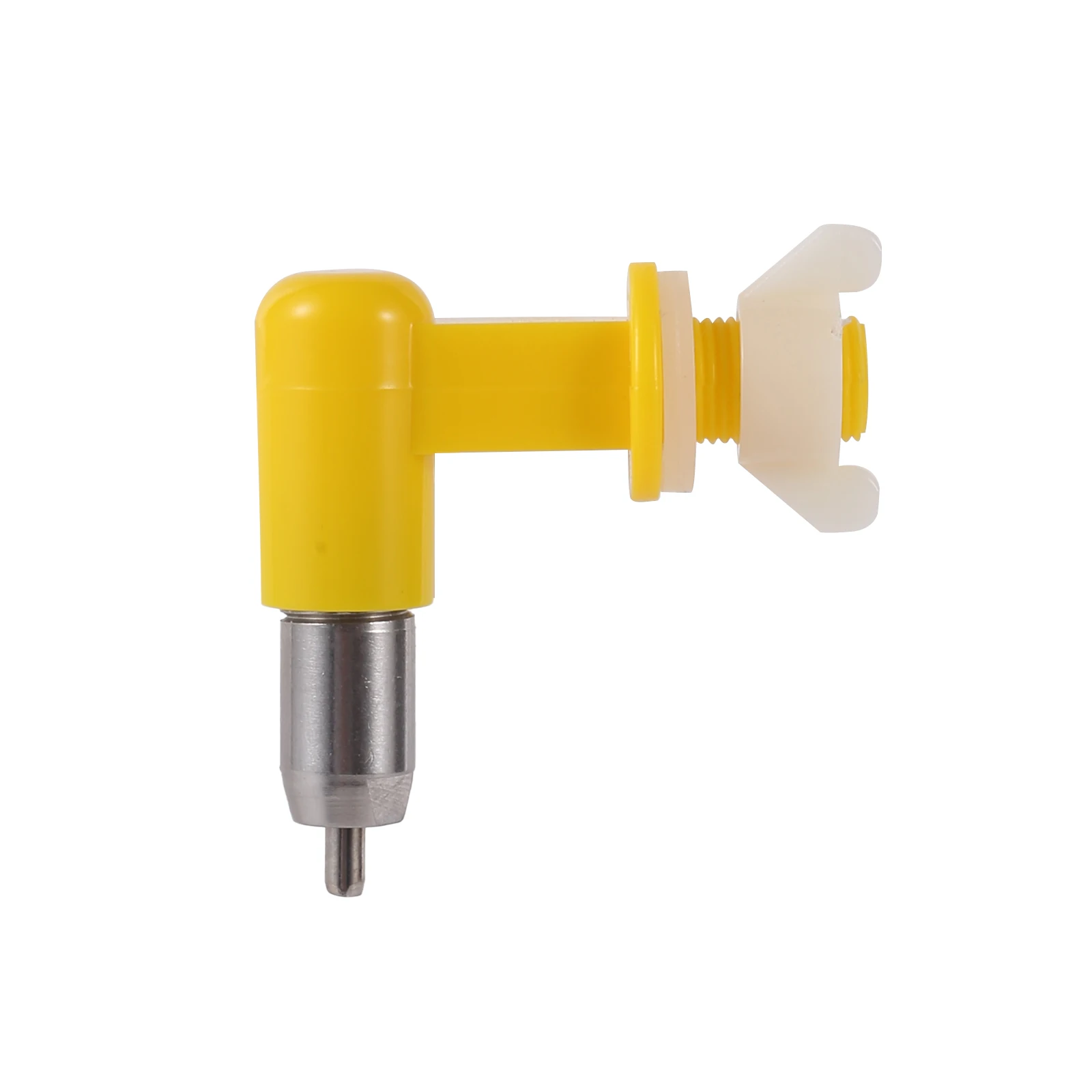 10Set New Chicken Waterer Nipples Drinkers Quail Chicks Turkeys Ducks Poultry Waterer Nipples Leak-Proof Automatic Spring Type
