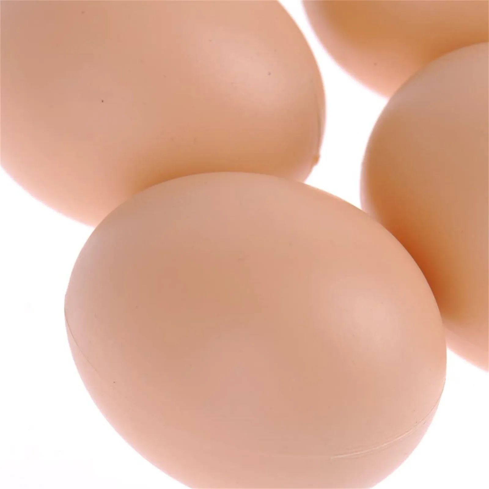 6/12Pcs Plastic Eggs Chicken House Small Fake Eggs Farm Animal Supplies Cages Accessories Guide Chicken Nest Egg Painting