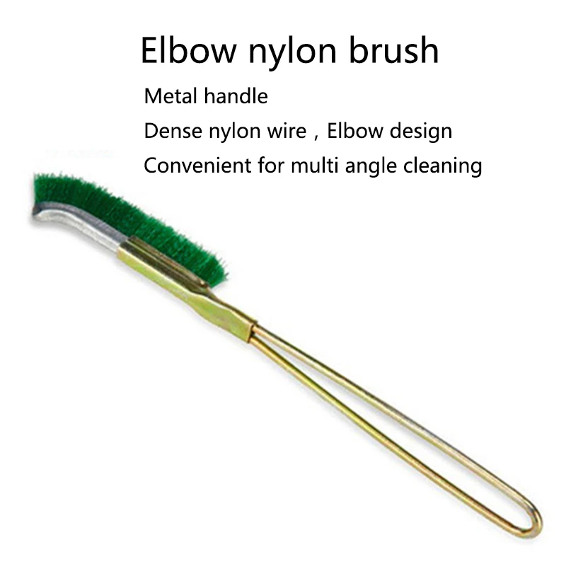 13cm Steel Wire Brush Aquarium Algae Cleaning Brush Nylon Brush Aquarium Cleaner Fish Tank Stain Cleaning Tools Accessories 3pcs