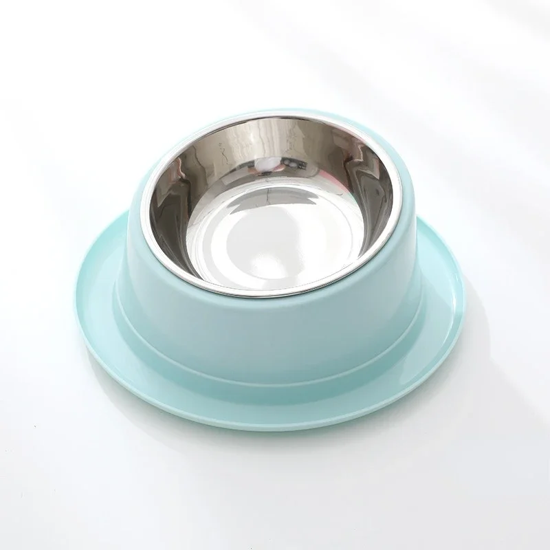 Cat Feeder Slope Anti-Ant Food Bowl For Cat Pet Accessories Dog Bowl Quality Stainless Steel Container For Cats Pet Supplies