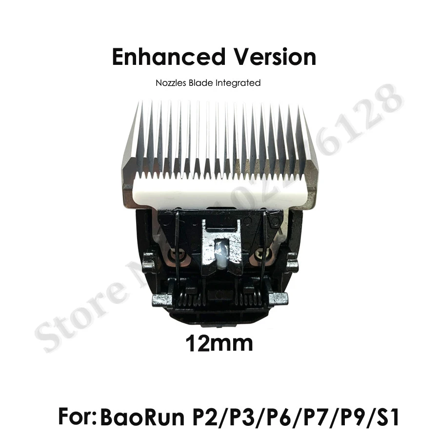 BaoRun Pet Clipper Blade Nozzles Integrated Cutter Head 3/6/9/12mm Steel Ceramic Knives for P2 P3 P6 P7 P9 S1 Dog Hair Clipper