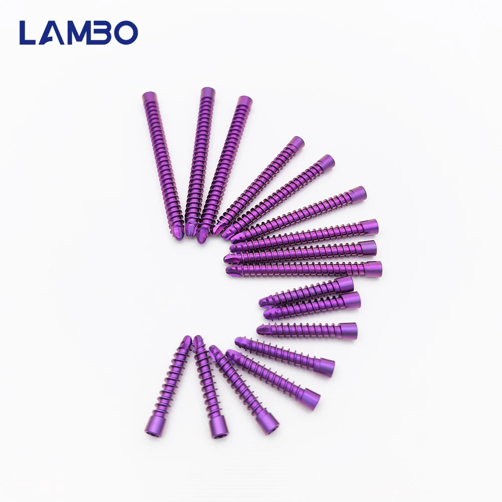 3.5/4.0mm HC Locking Screws Titanium Stardrive Screw,Veterinary Orthopedics Implants,Veterinario Accessoriors,Ortopedic Tools