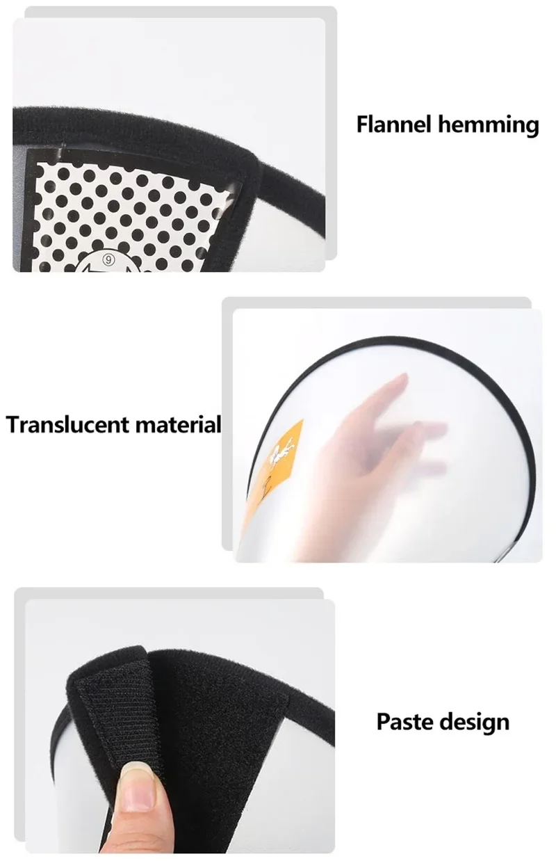 Pet Protective Collar Dog Neck Cone Recovery Hood For Anti-Bite Lick Surgery Wound Healing Cat Health Medical Circle Water Proof
