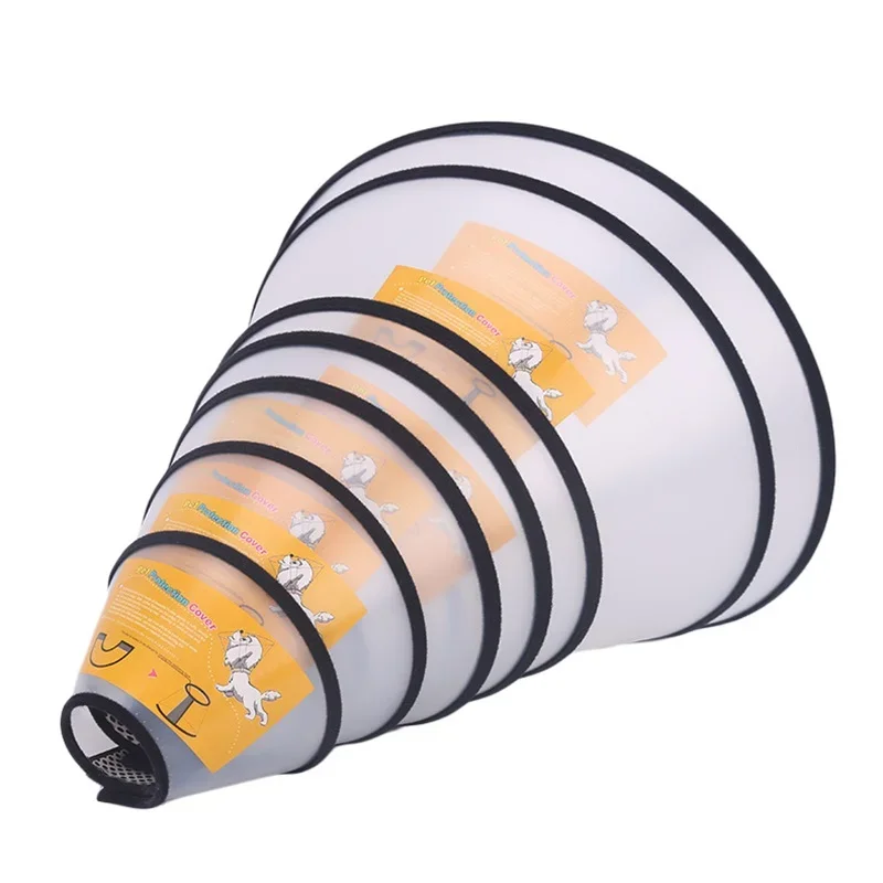 Pet Protective Collar Dog Neck Cone Recovery Hood For Anti-Bite Lick Surgery Wound Healing Cat Health Medical Circle Water Proof