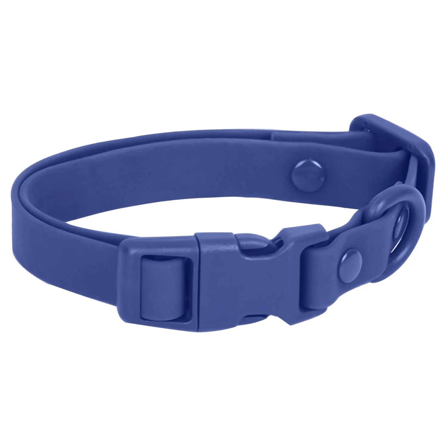 New Macaron Colored PVC Dog Collar Waterproof Dirt Resistant Easy To Clean Pet Collar Adjustable Neck Collar Pet Dog Collar
