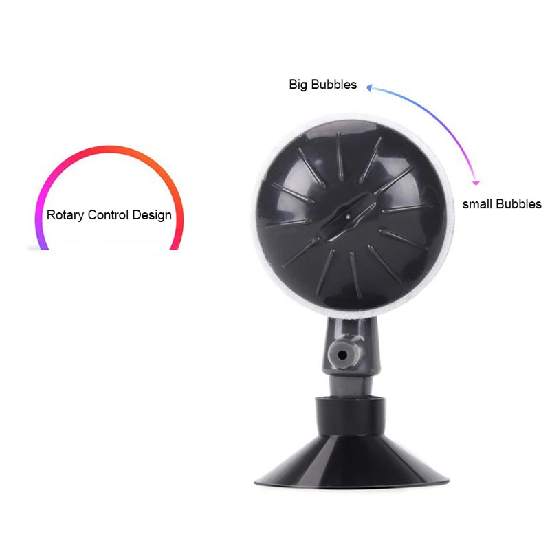 1/2Pcs Plastic Aquarium Air Stone Pond Fish Tank Pump Aerator Aeration Hydroponic Oxygen Air stone Accessories with Suction Cups