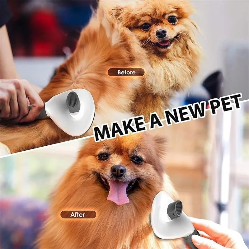 Dog Brush Cat Comb Pet Self Cleaning Hair Remover Brush For Dogs Cats Puppy Kitten Grooming Tools Dog Dematting Comb
