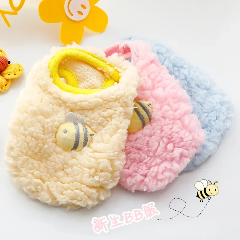 Winter Bunny Kitten Sweater Clothes Warm Velvet Small Animal Pullovers Rabbit Guinea Pig Chinchillas Jacket Mascotas Clothing