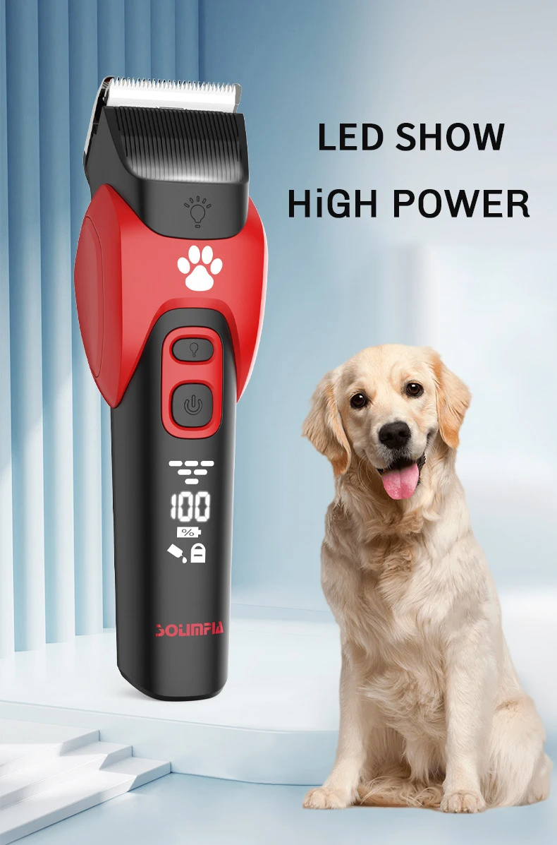 Electric Professional Pet Hair Clipper Big Dog Trimmer Shaver Rechargeable Animal Cats Hair Trimmer Cutting Machine for Sheep