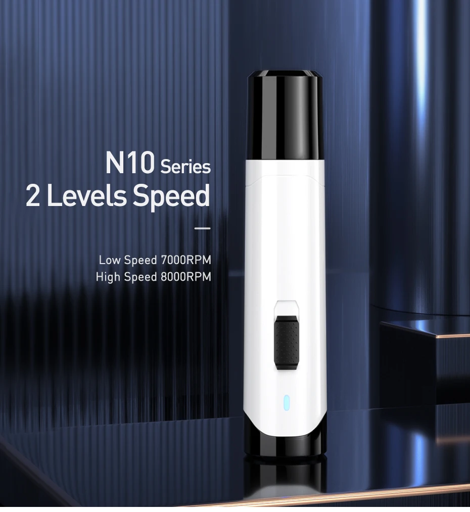ROJECO N30 Electric Dog Nail Clippers For Dog Nail Grinder Rechargeable Professional Pet Clipper For Cat Claws Cutter Grooming