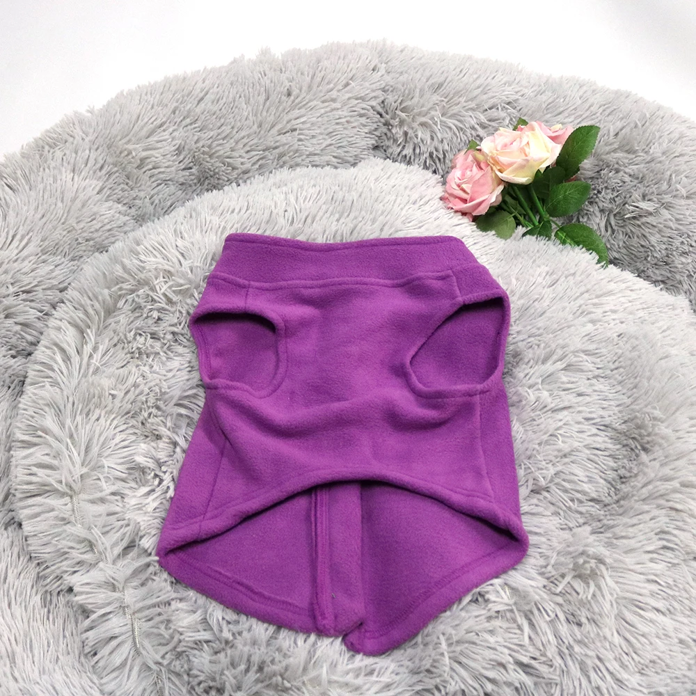Winter Dog Clothes Soft Fleece Chihuahua Jacket French Bulldog Coat for Small Medium Dog Cat Warm Vest Puppy Pug Pet Apparel