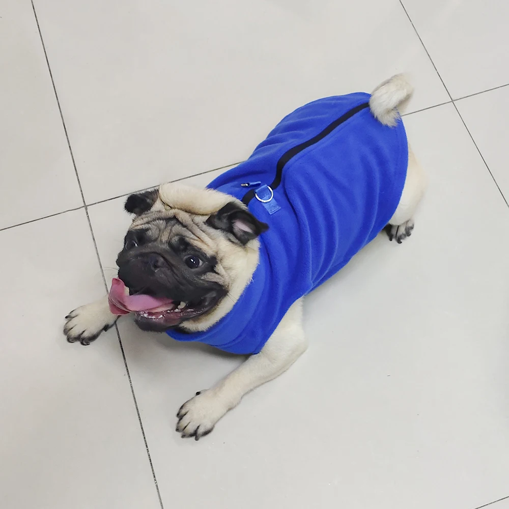 Winter Dog Clothes Soft Fleece Chihuahua Jacket French Bulldog Coat for Small Medium Dog Cat Warm Vest Puppy Pug Pet Apparel