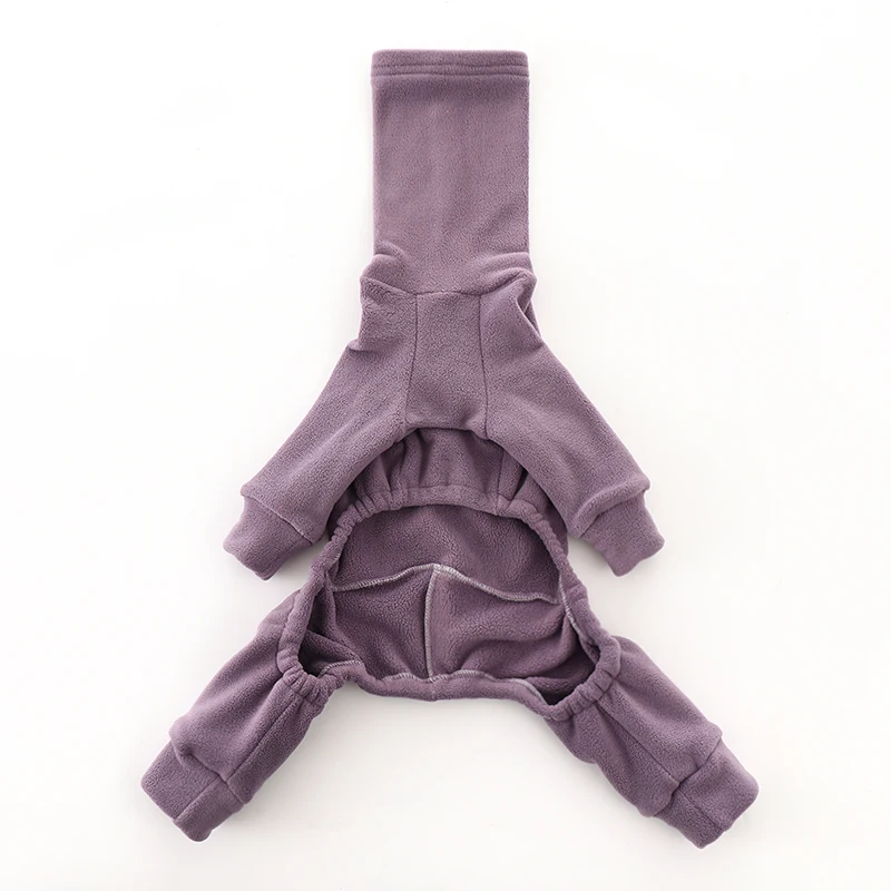 Whippet Italian Greyhound Clothing Fleece Jammies Winter turtleneck stretch pet clothes