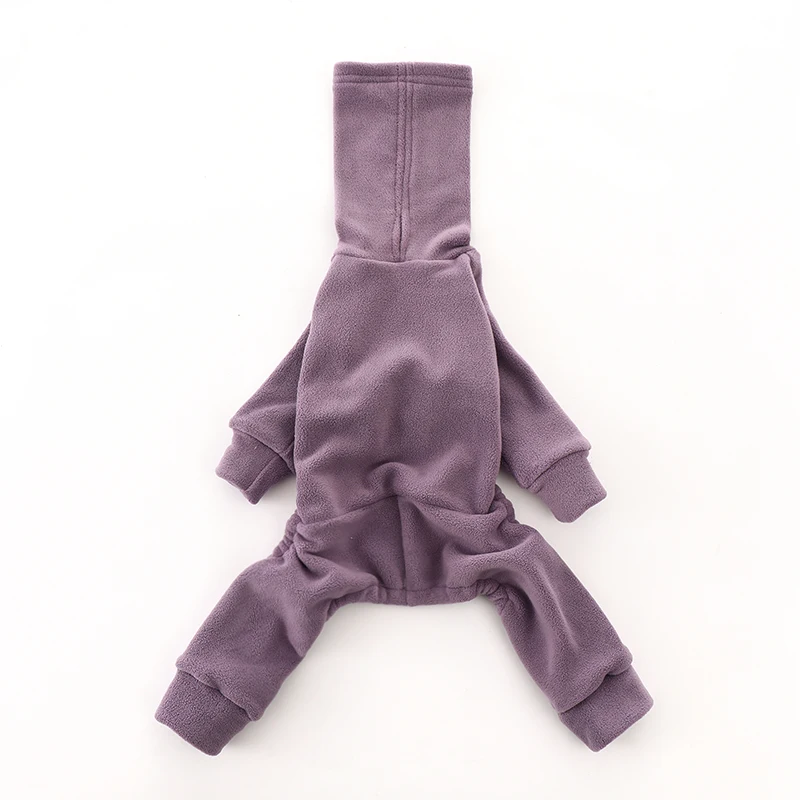 Whippet Italian Greyhound Clothing Fleece Jammies Winter turtleneck stretch pet clothes