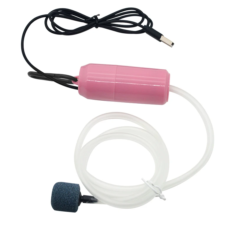 Aquarium Oxygen Air Pump Fish Tank USB Silent Air Compressor Aerator Portable Mini Small Oxygenator Aquarium Accessories 5v 1W