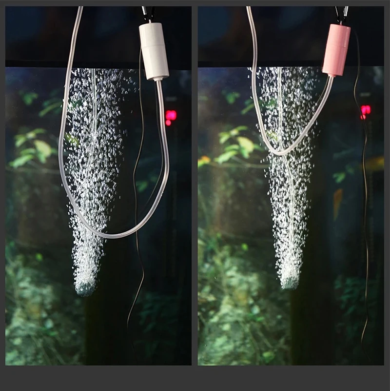 Aquarium Oxygen Air Pump Fish Tank USB Silent Air Compressor Aerator Portable Mini Small Oxygenator Aquarium Accessories 5v 1W