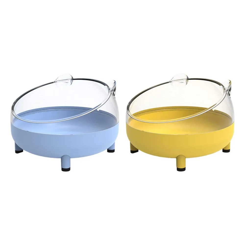 Hamster Sand Bath Box Cage Toilet Transparent Hamster Bathroom Small Animal Bath House for Mice Rabbit Pets Small Pet Accessory