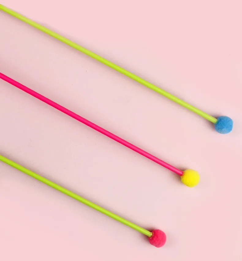 Cat Toy Feather Cats Sticks Insects Toys for Cats Teasing Butterfly Stick Cat Toys Interactive Wool Ball Teaser Toy Pet Products
