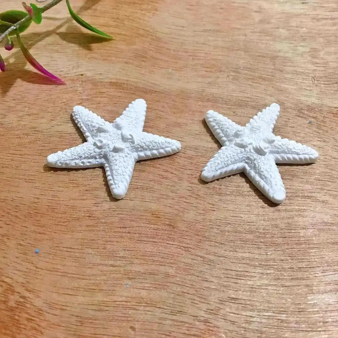 6Pcs Simulation Fish Tank Decoration Resin Starfish Seahorse Sea Bass Aquarium Scenery Ornament