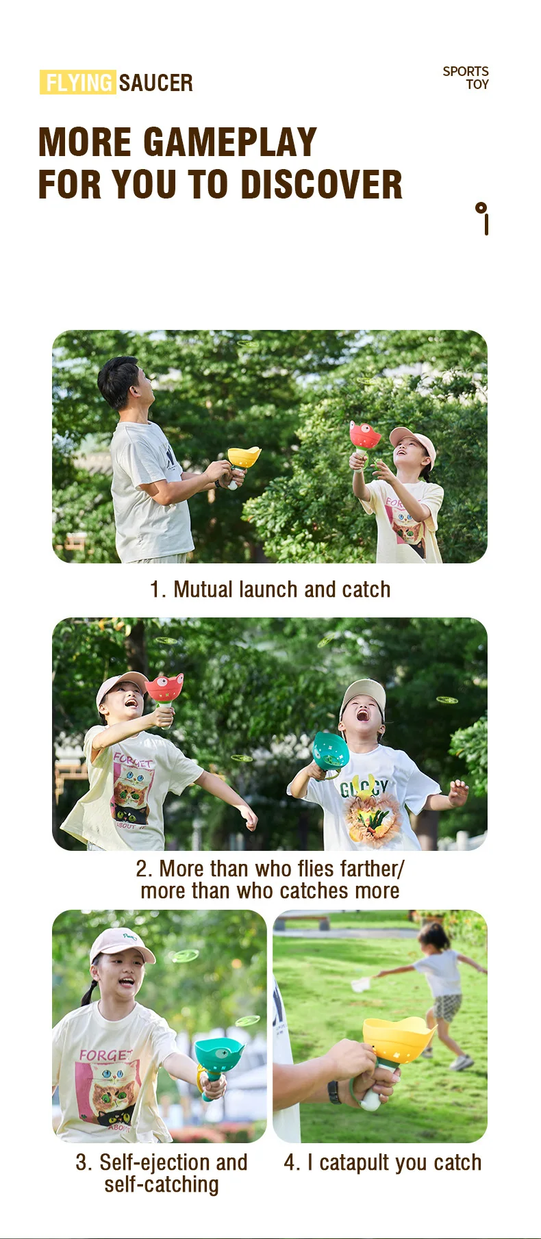 Puppy Flying Disc Launcher Frog Catches Toy Dog Doggy Outdoor Games Fly Disc Pull String Throw Catch Jump Toys for Pets