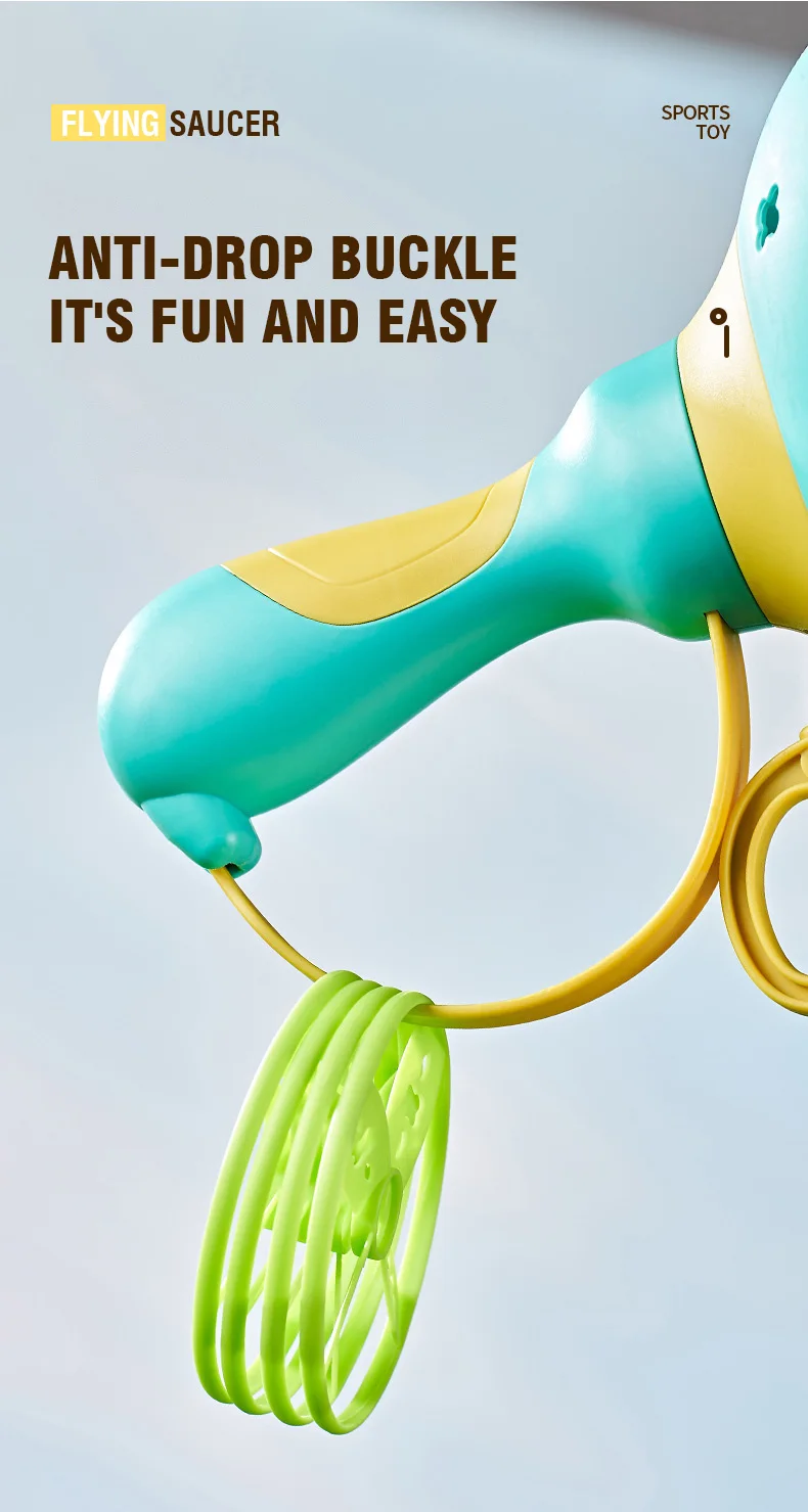 Puppy Flying Disc Launcher Frog Catches Toy Dog Doggy Outdoor Games Fly Disc Pull String Throw Catch Jump Toys for Pets