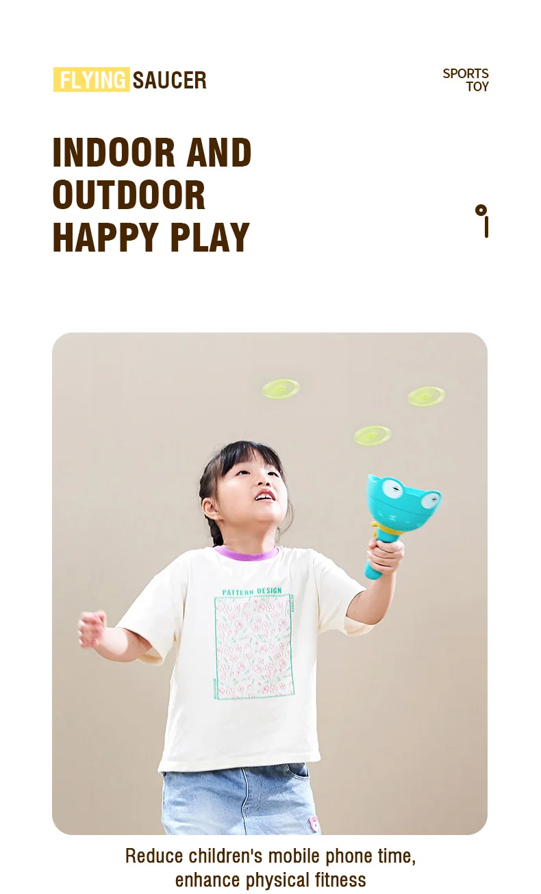 Puppy Flying Disc Launcher Frog Catches Toy Dog Doggy Outdoor Games Fly Disc Pull String Throw Catch Jump Toys for Pets