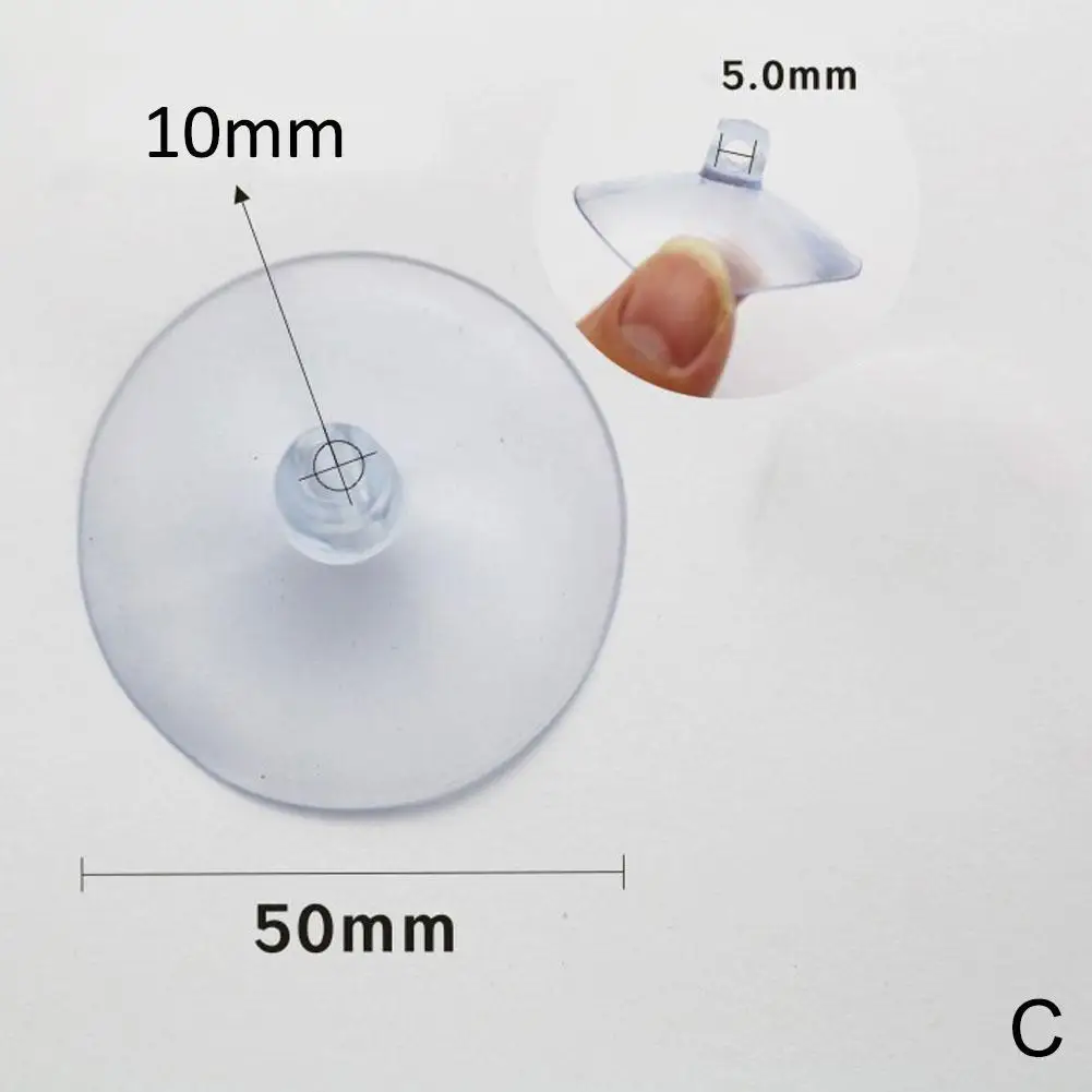 10-100pcs 3/4/5cm Aquarium Suction Cup Air Tube Holder Sucker For Fish Tank Pump Oxygen Air Tube Fixing Clip Accessories