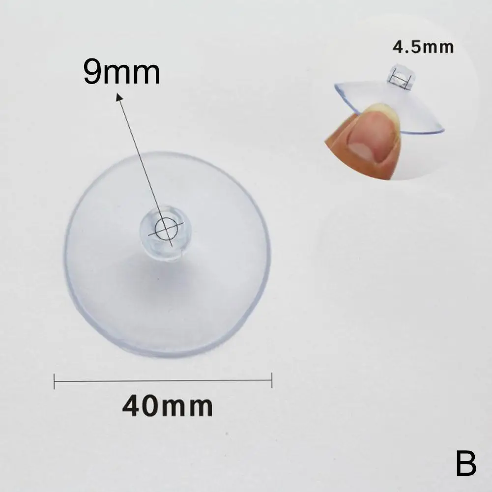 10-100pcs 3/4/5cm Aquarium Suction Cup Air Tube Holder Sucker For Fish Tank Pump Oxygen Air Tube Fixing Clip Accessories