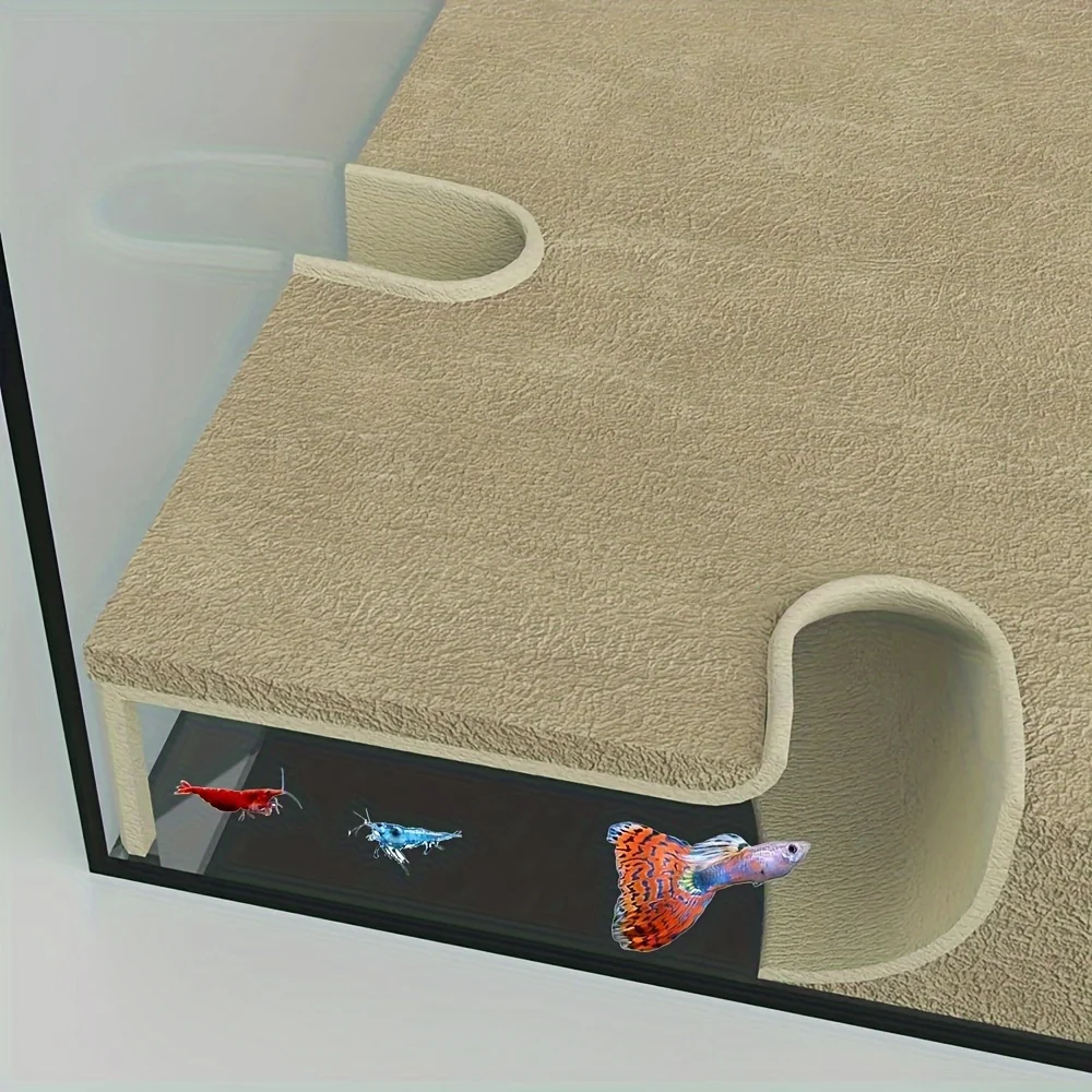 Underground Corner Tunnel for Aquarium Cave/ Fish Tank for Aquatic Pets To Breed Play AndRest Fish Tank Ornaments