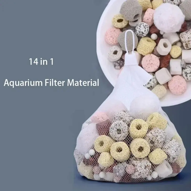 250g 500g 1000g 14 Types Aquarium Bio Balls Biochemical Ball Filter Media for Aquarium Filter Accessories for Fish Tank Hot Sale