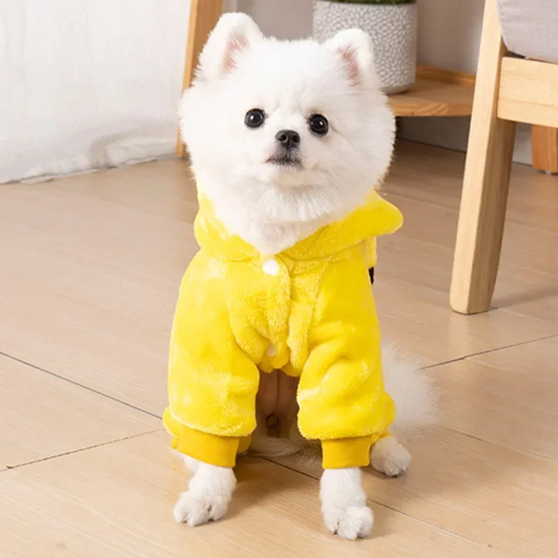 Coral Fleece Cosplay Costume for Pet Clothing for Small Dogs Puppy Cats Clothes Chihuahua Yorkshire Costume Coat
