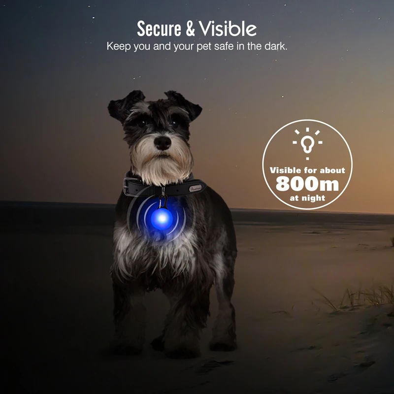 LED Luminous Collar Adjustable Glowing Dog Collar USB Rechargea Flashing Anti-Lost/Avoid Car Accident Collar Dogs Pet Products