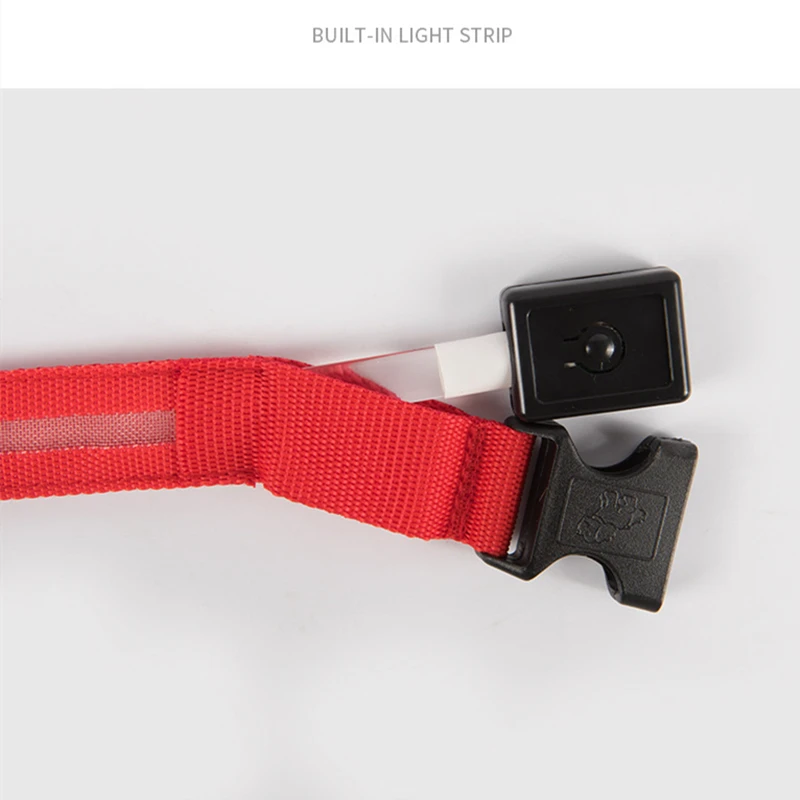 LED Luminous Collar Adjustable Glowing Dog Collar USB Rechargea Flashing Anti-Lost/Avoid Car Accident Collar Dogs Pet Products