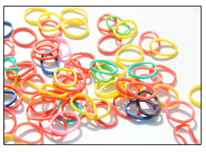 New Pet Dog Grooming Rubber Band Pet Accessories Colorful Pet Supplies Elastic Pet Hair Product Hairpin Hair Accessory100pcs