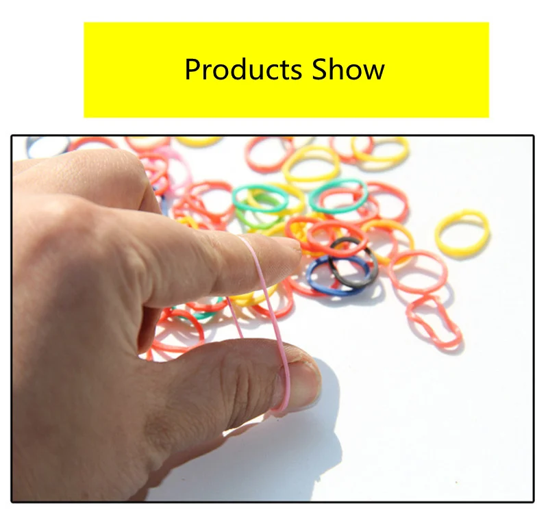 New Pet Dog Grooming Rubber Band Pet Accessories Colorful Pet Supplies Elastic Pet Hair Product Hairpin Hair Accessory100pcs