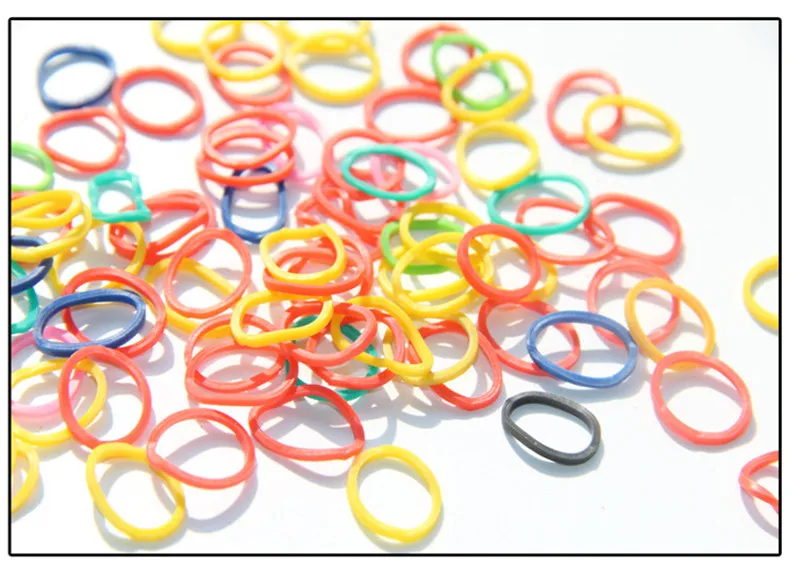 New Pet Dog Grooming Rubber Band Pet Accessories Colorful Pet Supplies Elastic Pet Hair Product Hairpin Hair Accessory100pcs