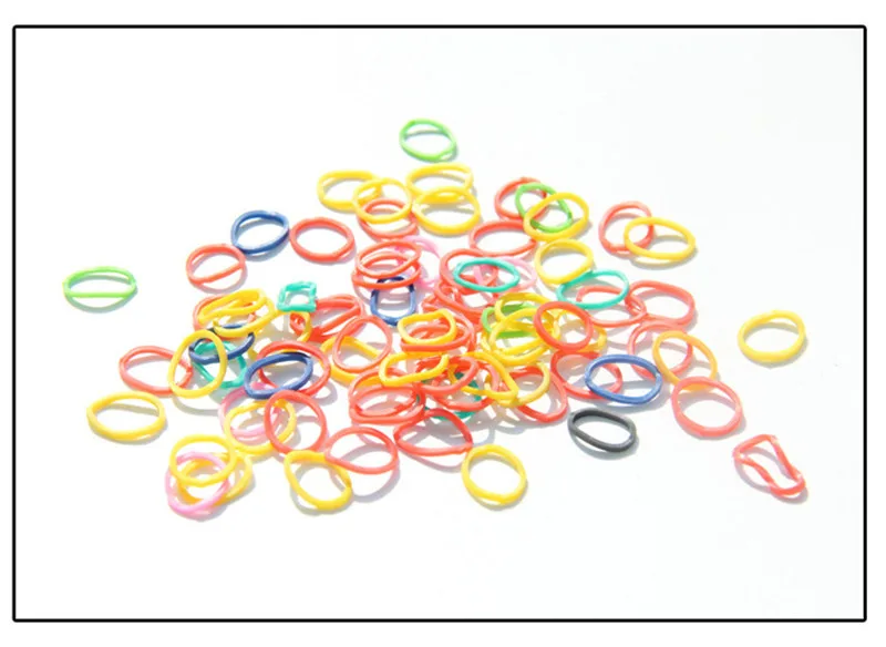 New Pet Dog Grooming Rubber Band Pet Accessories Colorful Pet Supplies Elastic Pet Hair Product Hairpin Hair Accessory100pcs
