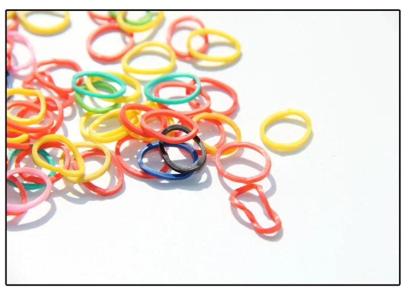 New Pet Dog Grooming Rubber Band Pet Accessories Colorful Pet Supplies Elastic Pet Hair Product Hairpin Hair Accessory100pcs