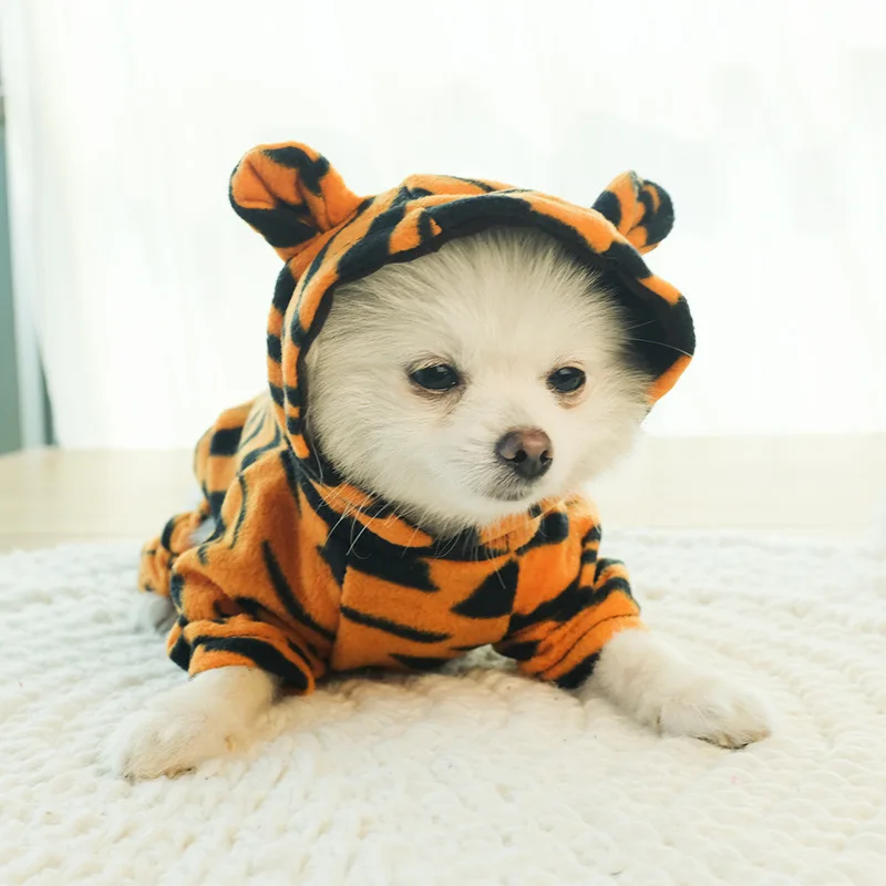 Pet Dog Clothes Soft Warm Fleece Dogs Jumpsuits Pet Clothing for Small Dogs Puppy Cats Clothes Chihuahua Yorkshire Costume Coat