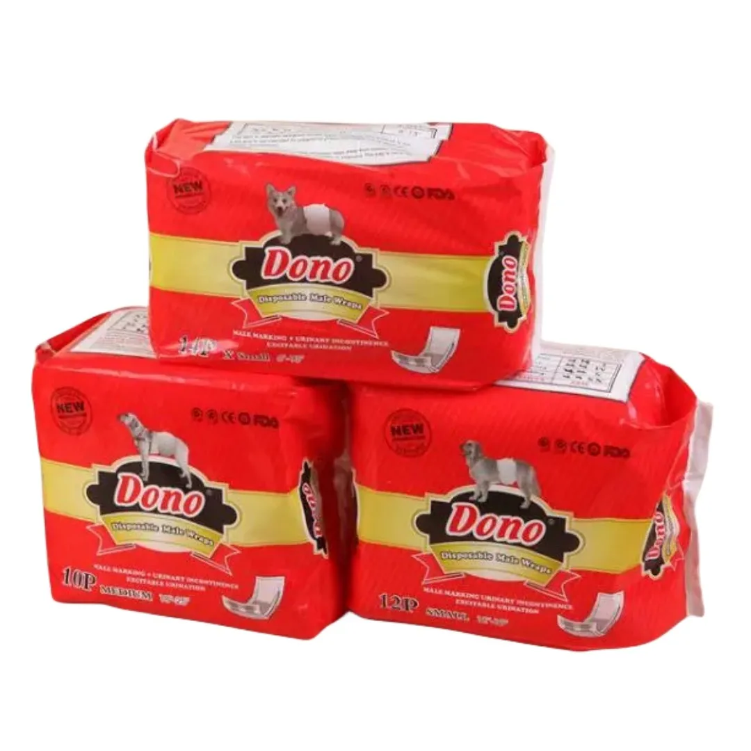 For Male Dog Diapers Urine Shorts Pet Cat Dog Water-absorbing Type Dry Health Panties Pet Dog Disposable Sanitary Pants 4 Sizes