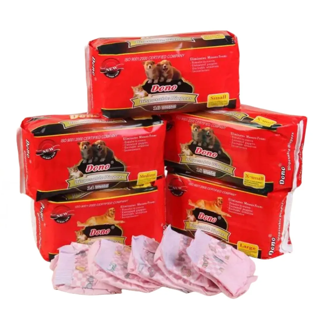 For Male Dog Diapers Urine Shorts Pet Cat Dog Water-absorbing Type Dry Health Panties Pet Dog Disposable Sanitary Pants 4 Sizes