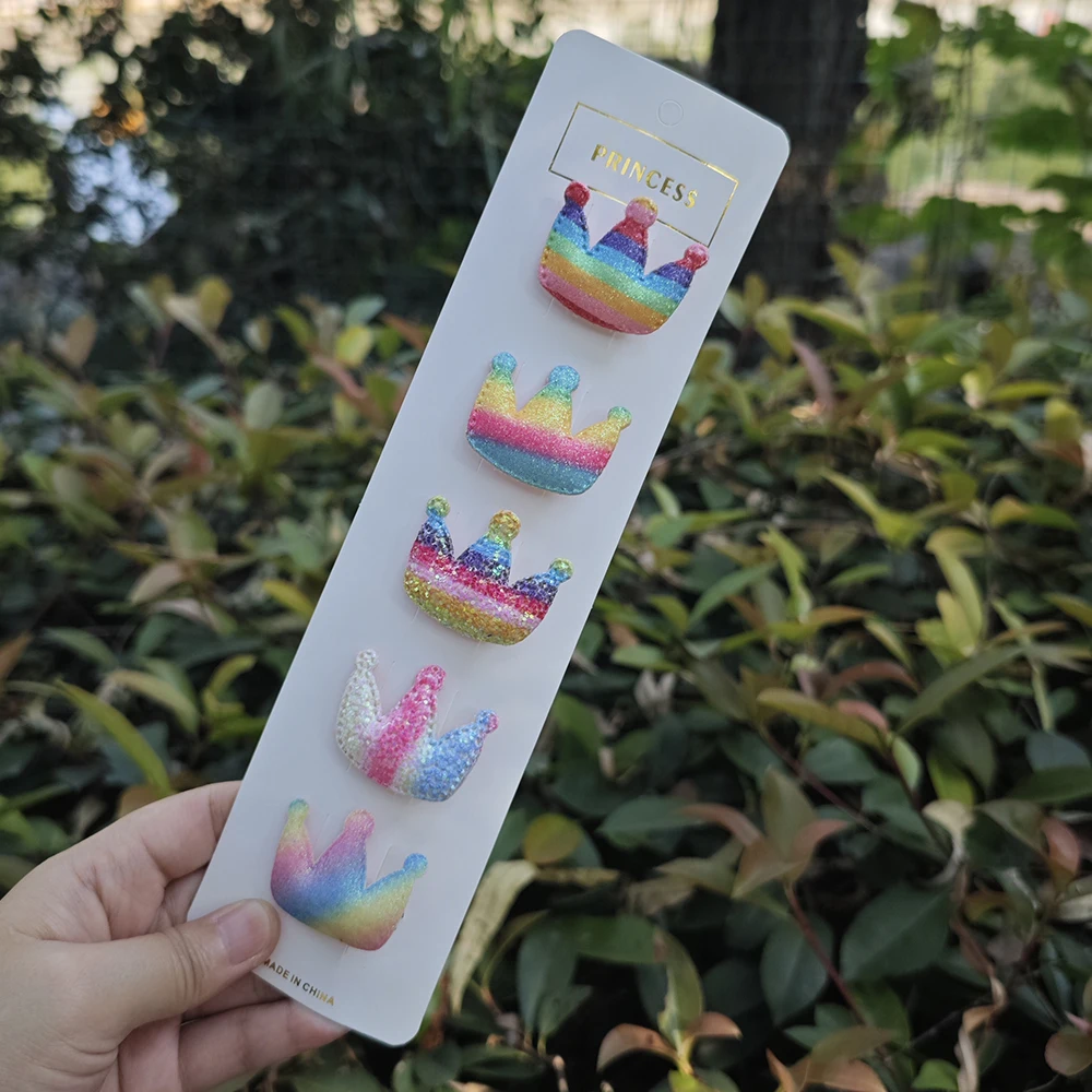 10 Pieces Dog Hair Clips Cute Candy Color Pet Hairpin 10 Different Styles Crown Barrettes For Small Dogs Puppy Hair Accessories