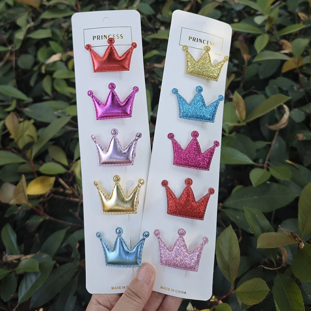 10 Pieces Dog Hair Clips Cute Candy Color Pet Hairpin 10 Different Styles Crown Barrettes For Small Dogs Puppy Hair Accessories